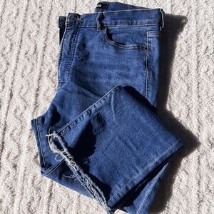 Express Cropped Flare High Rise